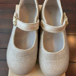 L’Amour Glitter Gold Champagne Girls’ Shoes - Size 9